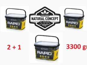 Akce 2+1 Rapid Boilies Platinum - Sea (3300g | 20mm)