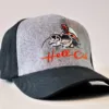 Kšiltovka Hell-Cat Black/Grey – Obrázok 3
