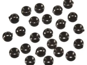 Giants fishing Hlavičky černé - Beads Black 3,3 mm/100 ks