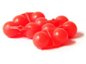 Hell-Cat Chrastítko Scream Balls Red,5ks