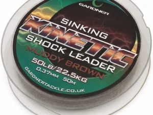 Gardner Splétaná šňůra Kinetic Shock Leader 50m, 50lb (22,7kg) 0.37mm