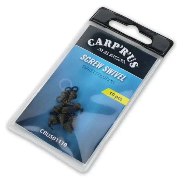 Carp´R´Us Obratlíky s vrutem Screw Swivel 10ks - MojeRybárstvo.sk Carp´R´Us Obratlíky s vrutem Screw Swivel 10ks