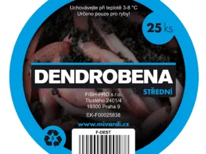 Dendrobena střední 25ks
