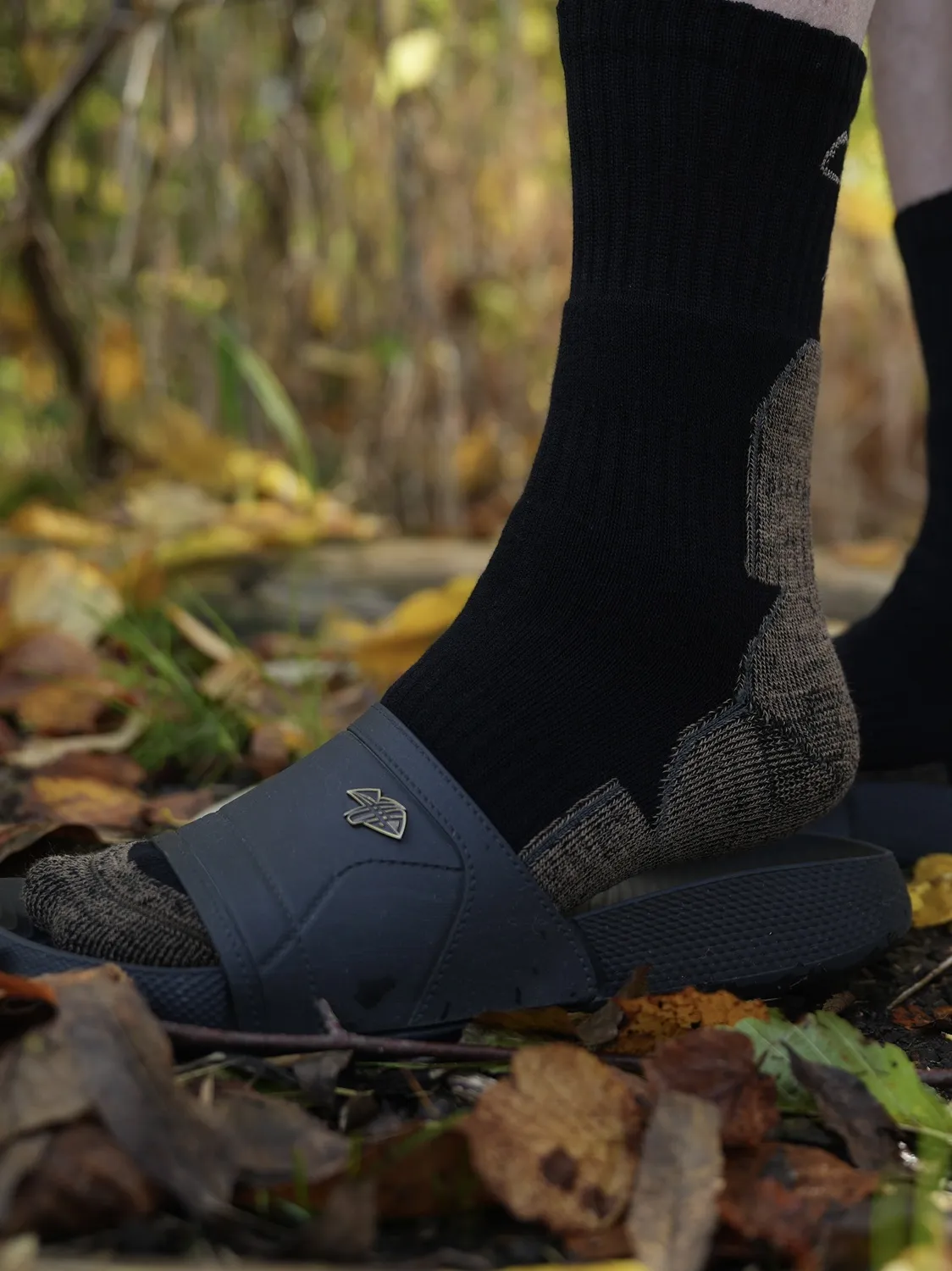 Giants fishing Ponožky Thermo+ Merino Socks Black/Brown - MojeRybárstvo.sk Giants fishing Ponožky Thermo+ Merino Socks Black/Brown – Obrázok 3