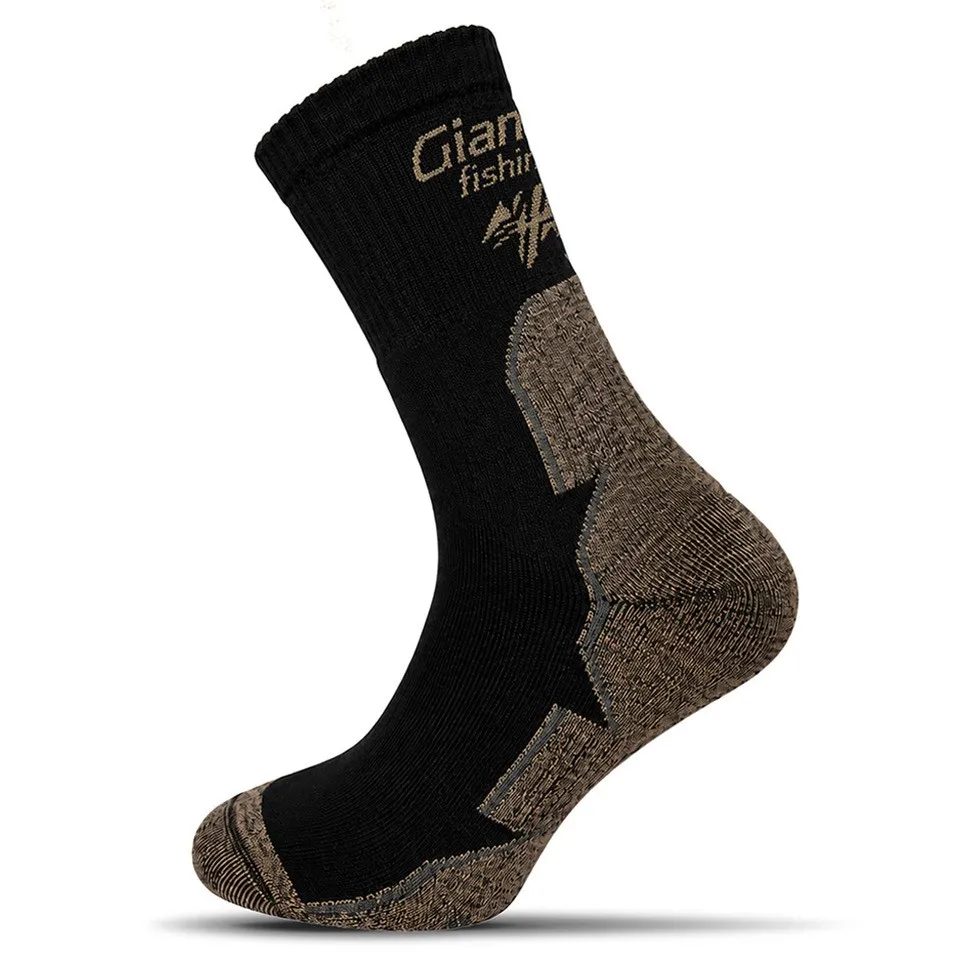 Giants fishing Ponožky Thermo+ Merino Socks Black/Brown - MojeRybárstvo.sk Giants fishing Ponožky Thermo+ Merino Socks Black/Brown – Obrázok 2